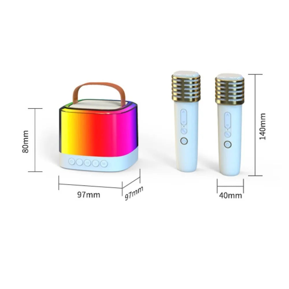 Bluetooth Mini Karaoke Machine with Dome Lighting