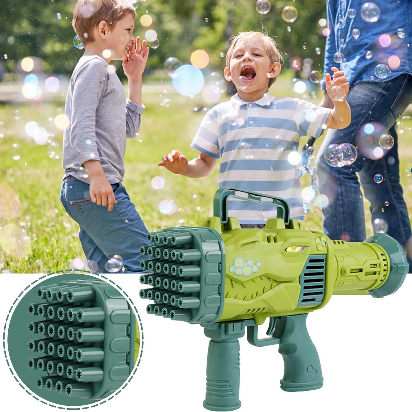 Dinosaur Bubble Gun Bazooka